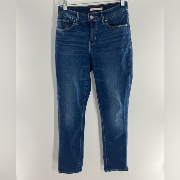 LEVI’S MID RISE SKINNY JEANS SIZE 4S W27/L28 - Picture 1 of 9